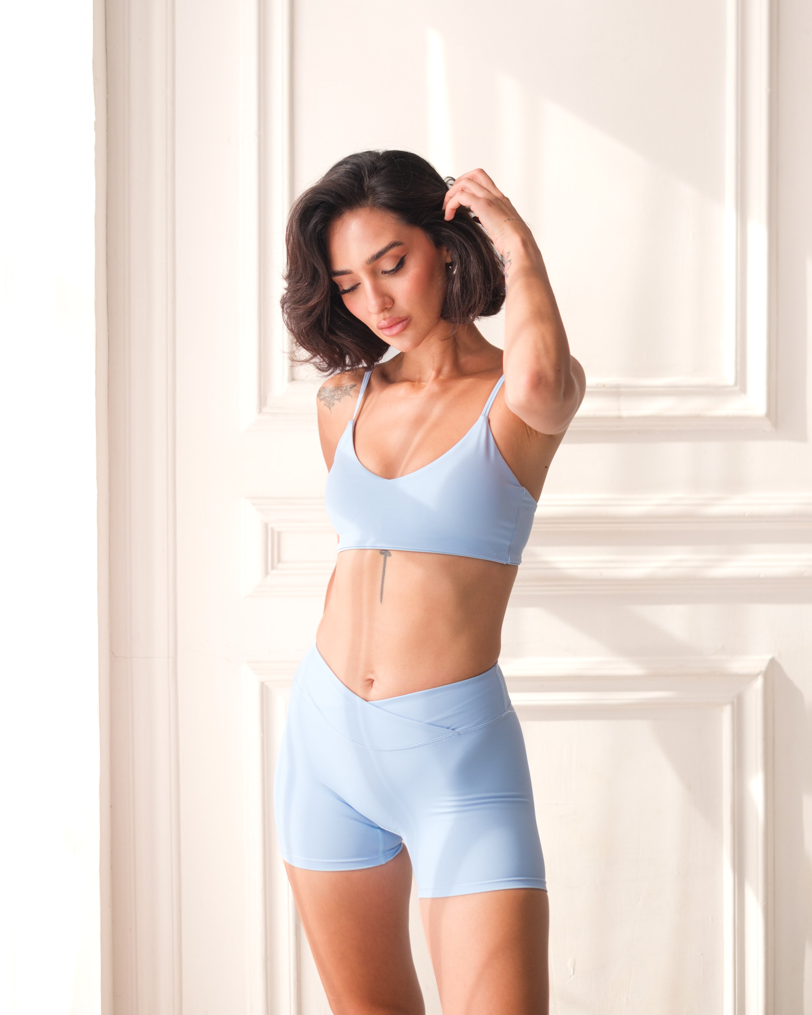 Scoop Crop | Sky Blue